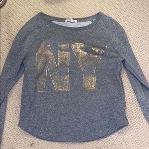 Grey creek neck sweatshirt
